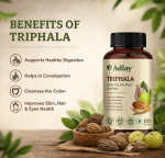 Adlay Premium Triphala Tablets | Authentic Ayurvedic Gut & Digestive Wellness Formula - Image 2